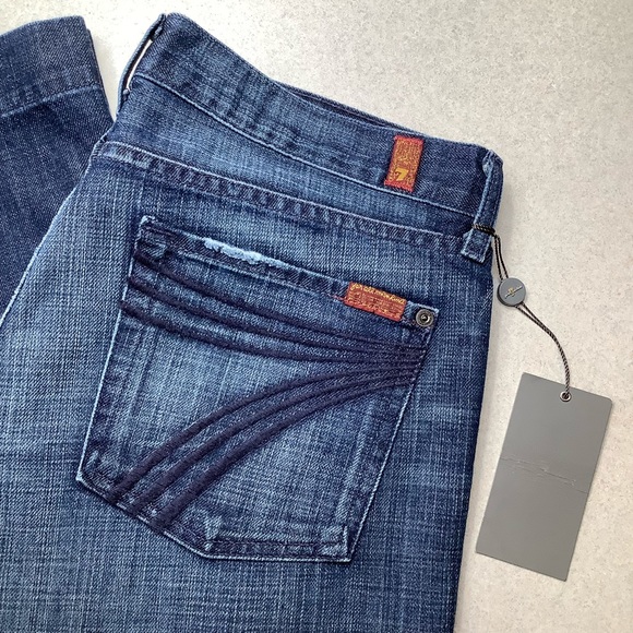 7 For All Mankind Jeans 31X34 Dojo In Seville NWT - Picture 2 of 4